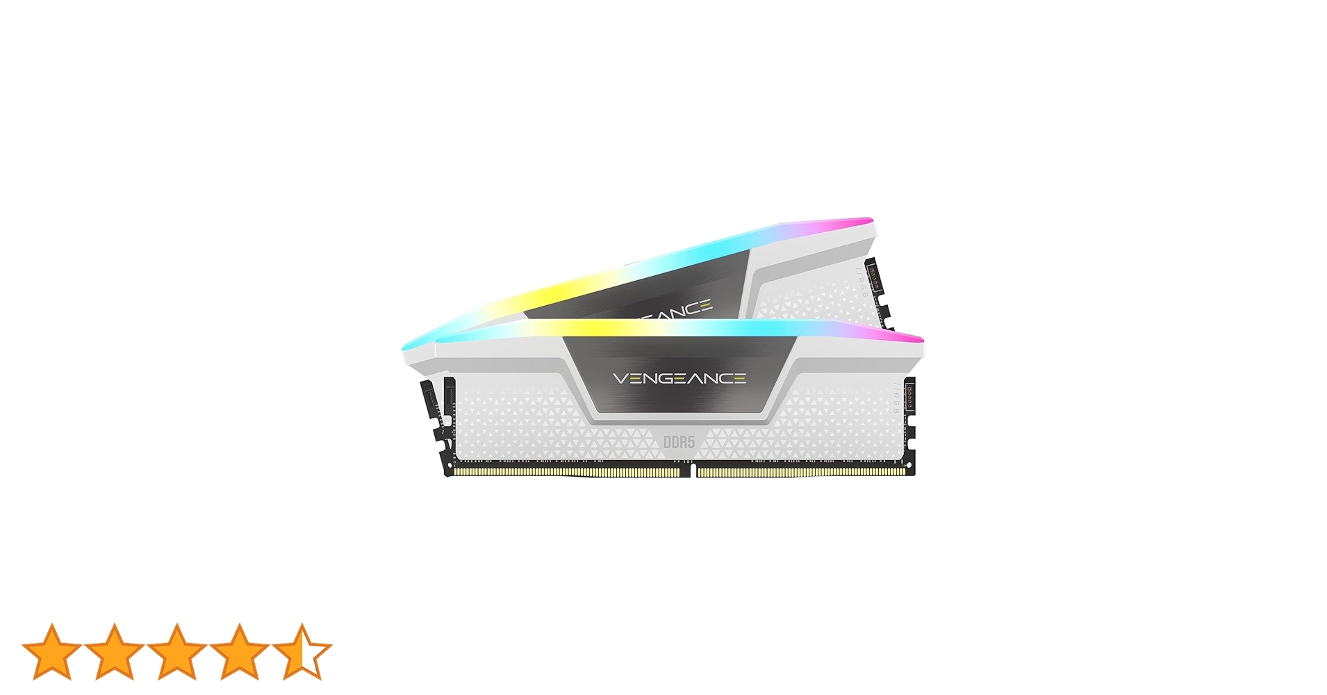未使用 Corsair DDR5 6000 32GB RAM LED CORSAIR VENGEANCE RGB DDR5 RAM 32GB (2x16GB) 6000MHz CL40